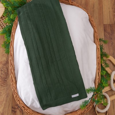 Manta de Linha Trança - Verde Militar